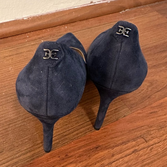 Sam Edelman Hazel Pump Navy Suede - Picture 3 of 4